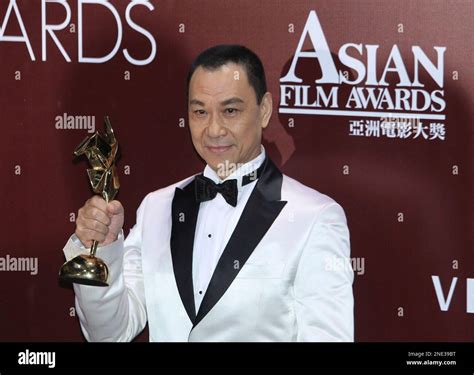 China actor Wang Xueqi celebrates after winning the best actor of his ...