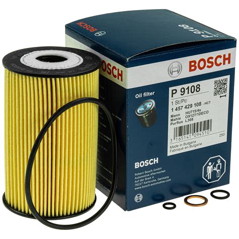 BOSCH inspektionspaket 7 L Castrol EDGE 5W 30 M für BMW 3er Cabriolet