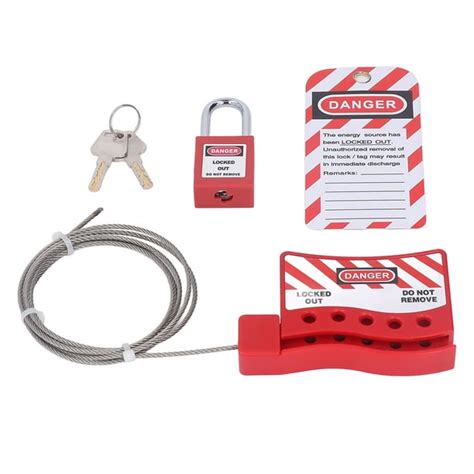 Lockout Tagout Cable Locklockout Tagout Cable Lock Adjustable Cable