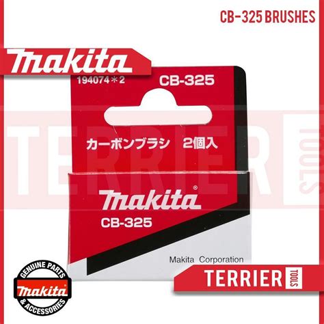 Makita 194074 2 Carbon Brushes Cb 325 1 Pair For Grinders 9556nb 9556pb 95 88381195355 Ebay