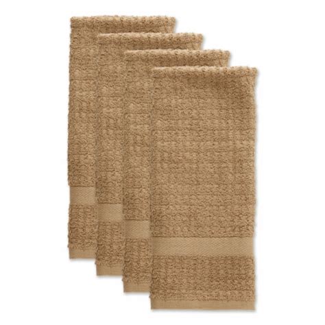 Design Imports CAMZ12206 15 X 26 In Solid Vintage Linen Waffle Terry