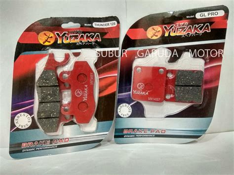 Kampas Rem Klx Set Merk Yuzaka Japan Teknology Warna Merah