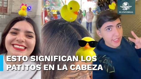 Sabes Qu Significa La Tendencia De Los Patitos En La Cabeza Youtube