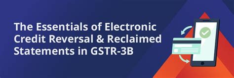 ITC Reversal Electronic Credit Reversal In GSTR 3B