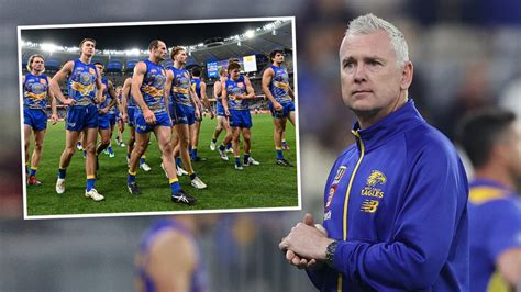 West Coast Eagles coach Adam Simpson says team produced the minimum in ...