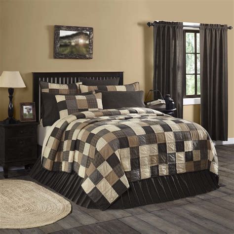 Vhc Brands Kettle Grove Bedroom Decor Twin Quilt Black Wx L