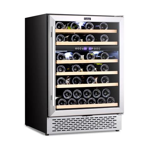 Buy 24 Wine Cooler Refrigerator 51 Bottle Fridge Dual Zone Built In Or Freestanding Under