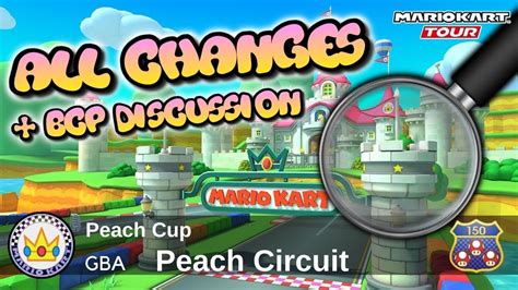 All CHANGES In GBA Peach Circuit Its IMPACT On MK8DXS DLC YouTube