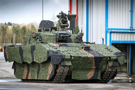 British army's new 'Ajax' armoured fighting vehicle, designed to be the ...