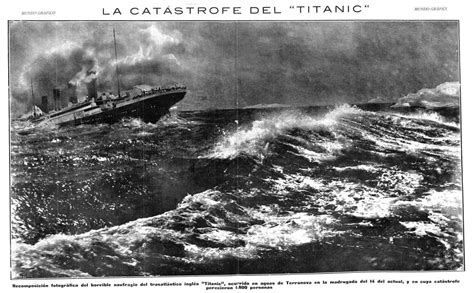 El Hundimiento Del Titanic En La Prensa Espa Ola De Lamarea