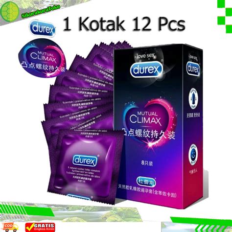 Kondom Durex Climax Tipis Tahan Lama Delay Bergerigi Gerigi Lazada