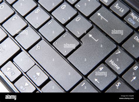 Black keyboard laptop Stock Photo - Alamy