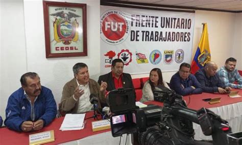 Frente Unitario De Trabajadores Anuncia Nuevas Movilizaciones En Ecuador Para El 21 De Septiembre