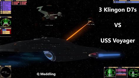 Uss Voyager Vs Klingon D Q Meddling Star Trek Ship Battles