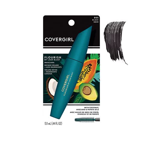 Máscara para Pestañas Covergirl Lash Blast Flourish Very Black Lavable