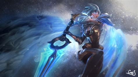 League Of Legends Dawnbringer Riven Wallpaper By Kpponline On Deviantart