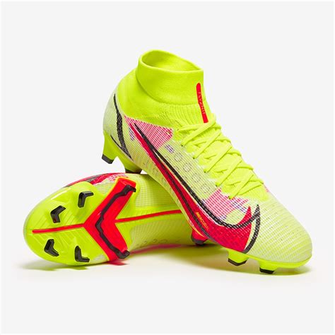 Nike Mercurial Superfly Viii Pro Df Fg Volt Bright Crimson Black Mens Boots Pro Direct Soccer