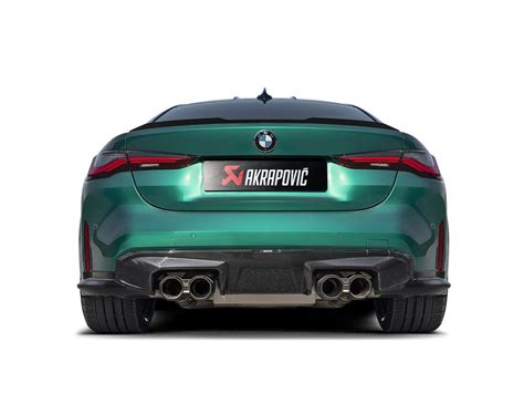 DIFFUSORE POSTERIORE CARBONIO LUCIDO NERO AKRAPOVIC BMW M4 CABRIO G83