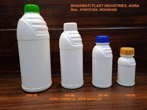 Screw Cap Hdpe Bottles For Bio Fertilizer Pesticides Use For Storage