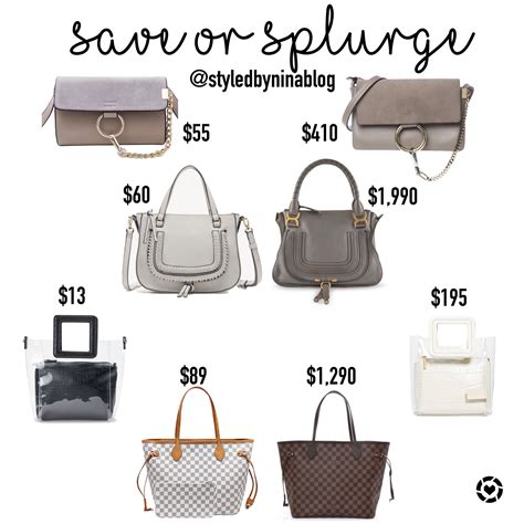 Save Or Splurge Designer Dupes Designer Handbag Dupes Designer