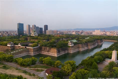 大阪歴史博物館からの夕景（大阪城andobp） 大阪 At Night ブログ