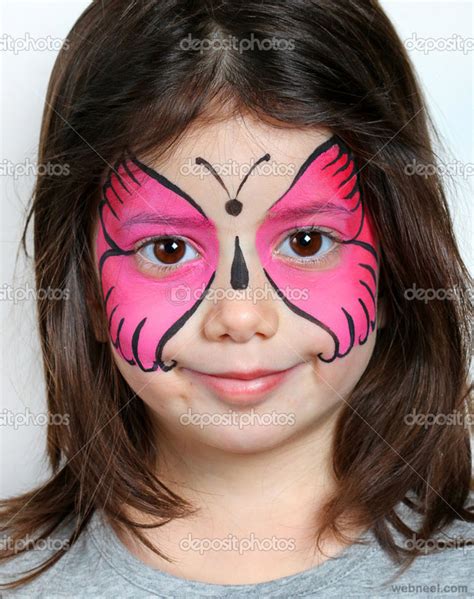 Monarch Butterfly Face Paint