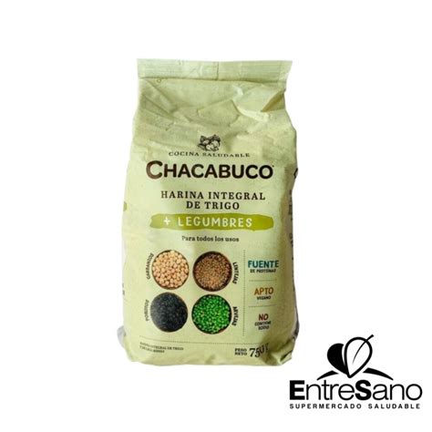 Harina Integral Trigo Legumbres 750gr Chacabuco Entresano