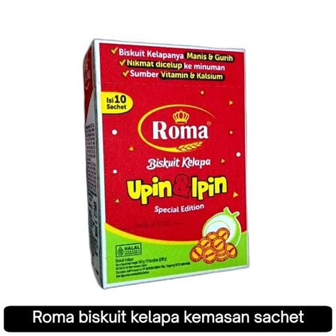 Jual Roma Biskuit Kelapa Upin And Ipin Isi 10 Bks 36 G Mayora