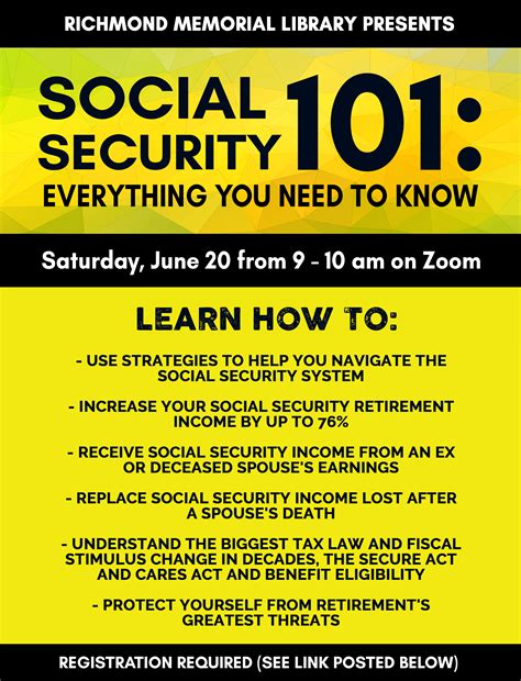 Social Security 101 Everything You Need To Know Richmond Memorial