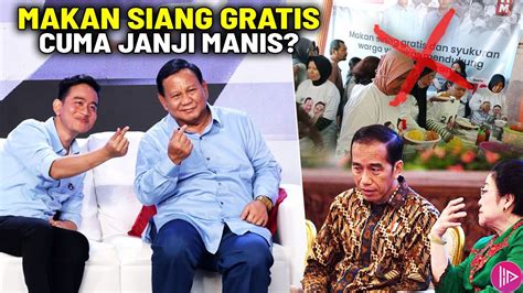 TERNYATA ANGGARANNYA 400 TRILIUN Begini Pro Kontra Makan Siang Gratis