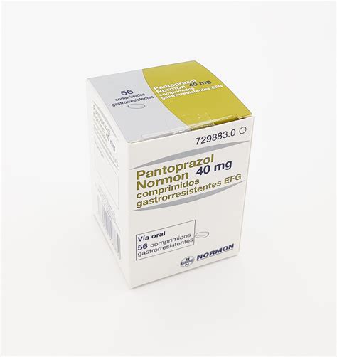 Pantoprazol Normon Efg Mg Comprimidos Gastrorresistentes