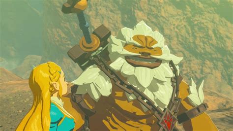 Zelda Breath Of The Wild Daruks Cutscene Champions Ballad Dlc