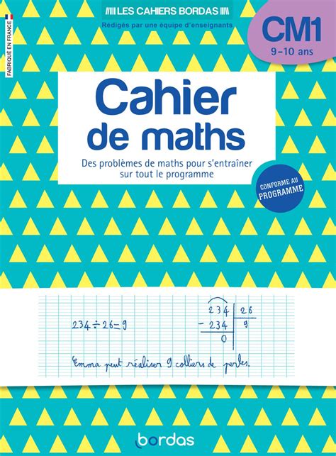 Calam O Cahier De Maths Cm