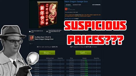 Neon Dragon Garage Door Suspicious Prices Rust Skin Talk YouTube