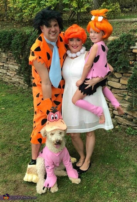 The Flintstones Family Halloween Costume