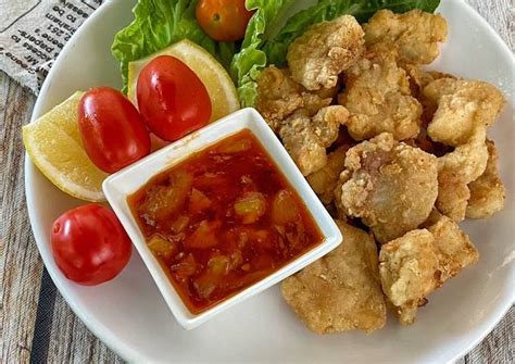 Resep Ikan Dori Goreng Tepung Saus Asam Manis Oleh Pratiwi Pramuharsih