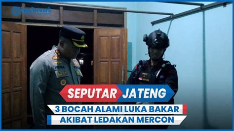 3 Bocah Mengalami Luka Bakar Serius Akibat Ledakan Mercon Racikan Di