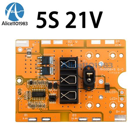 5S 21V 0 10A Li Ion Battery Charging Protection Board PCB BMS For