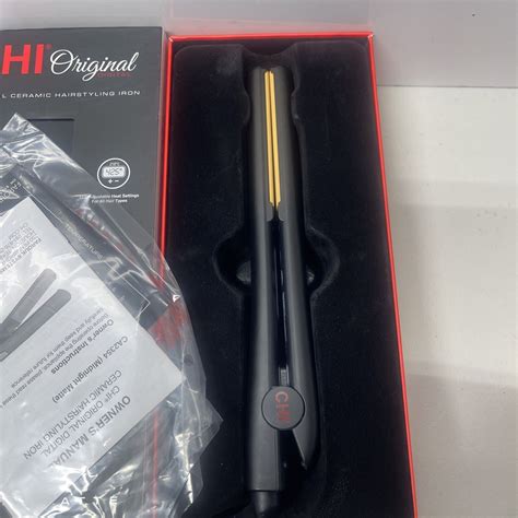 Chi Original Digital Lcd 1 Digital Ceramic Hairstyling Iron Midnight Matte 813843040634 Ebay