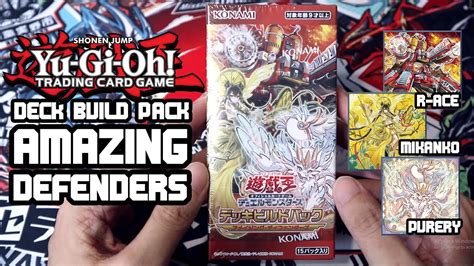 YU GI OH OCG Deck Build Pack Amazing Defenders Booster Box Opening R