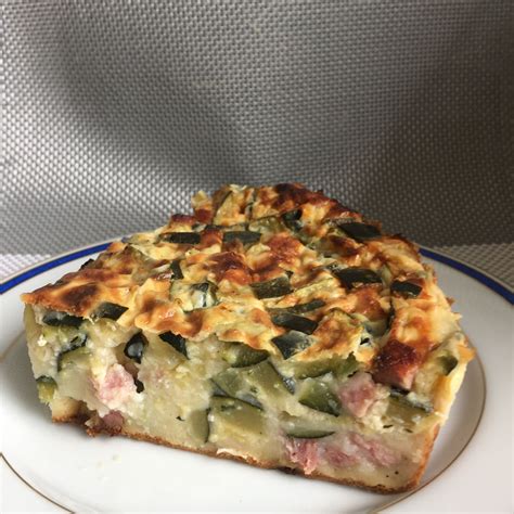 Quiche Sans P Te Courgettes Jambon