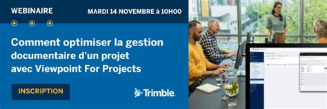 Actualités BIM building information modeling Trimble Webinaire