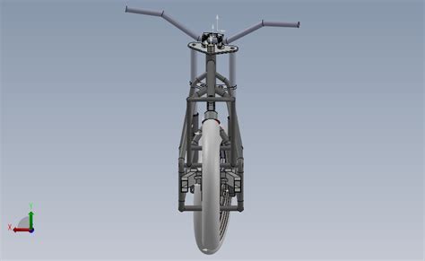 电动自行车车架总成solidworks 2020模型图纸下载 懒石网