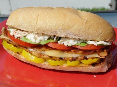 Teriyaki Chicken Hoagie Club Sandwich | Just A Pinch Recipes