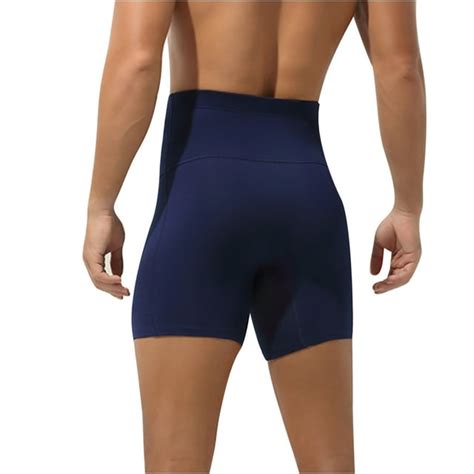 Plus Size Mens Underwear Boxer Briefs High Waist Anti Chafing Moisture