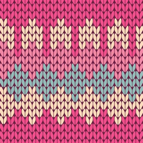 Premium Vector | Knitting vector pattern colorful texture seamless ...