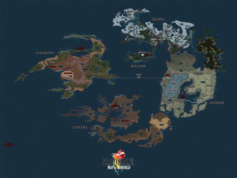 Final Fantasy Viii World Map By Vgcartography On Deviantart