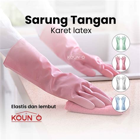 Jual Sarung Tangan Karet Sarung Tangan Kebun Sarung Tangan Cuci Piring