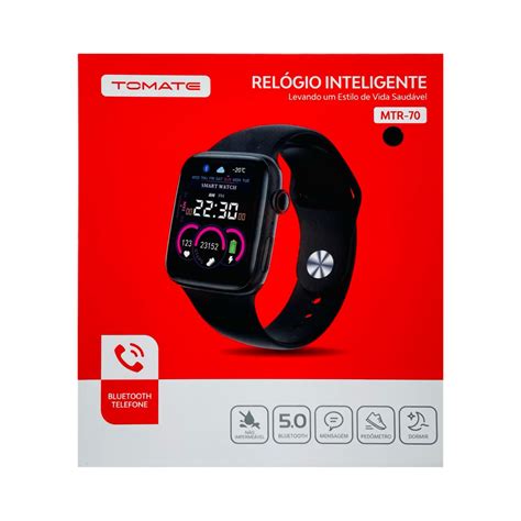 Smartwatch Tomate Rel Gio Inteligente Rose Importados Navi Atacado