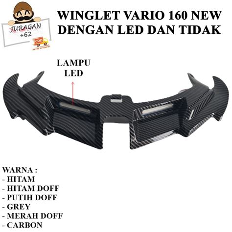 Jual Winglet Vario Abs Cbs New Keyless Key Less Lampu Led Wingled